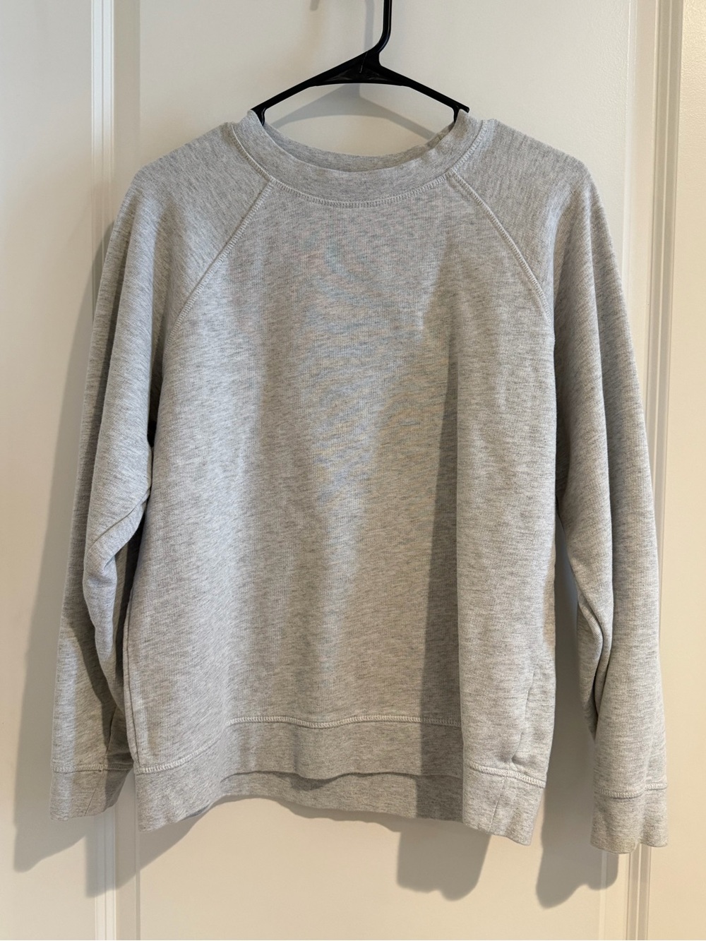 Topshop Light Grey Crewneck Sweatshirt